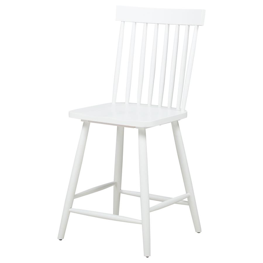 Andrews Windsor Counter Height Dining Side Chair White (Set of 2)