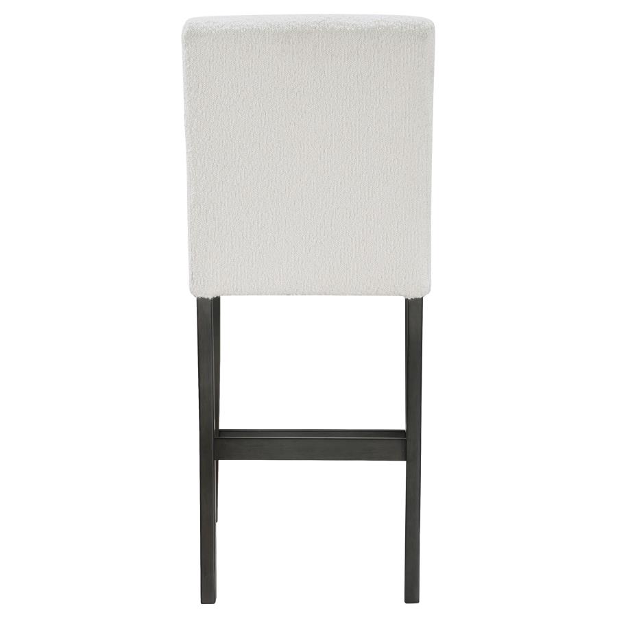 (image for) Alba Boucle Upholstered Counter Chair White (Set of 2)