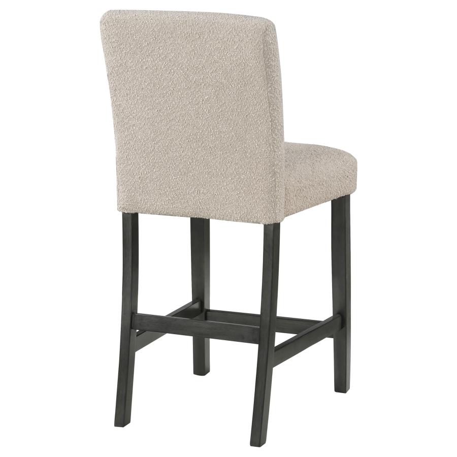 (image for) Alba Boucle Upholstered Counter Chair Beige (Set of 2)