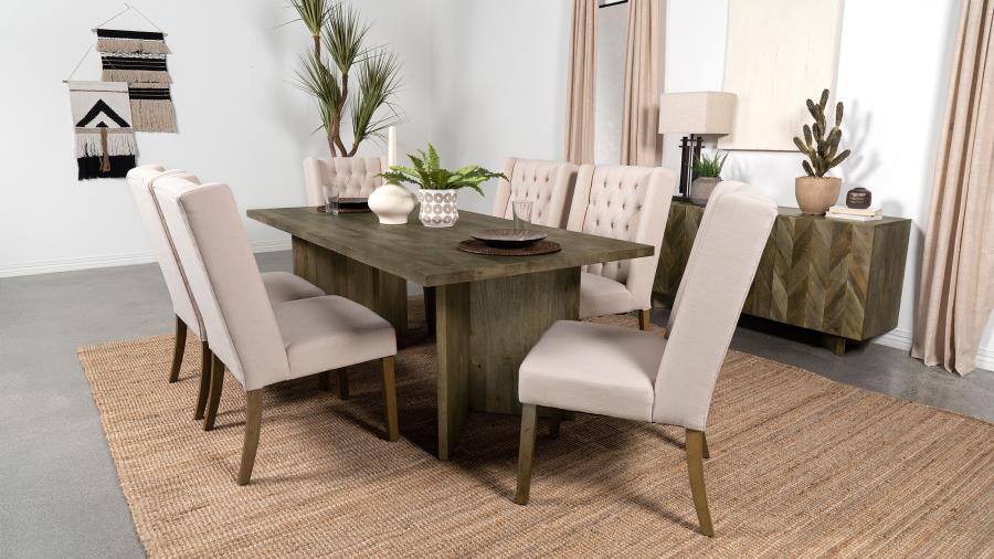 (image for) Tyler 80-inch Solid Wood Dining Table Mango Brown