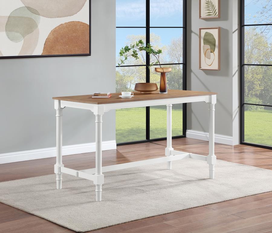 (image for) Martina 5-piece Rectangular Counter Height Dining Set White