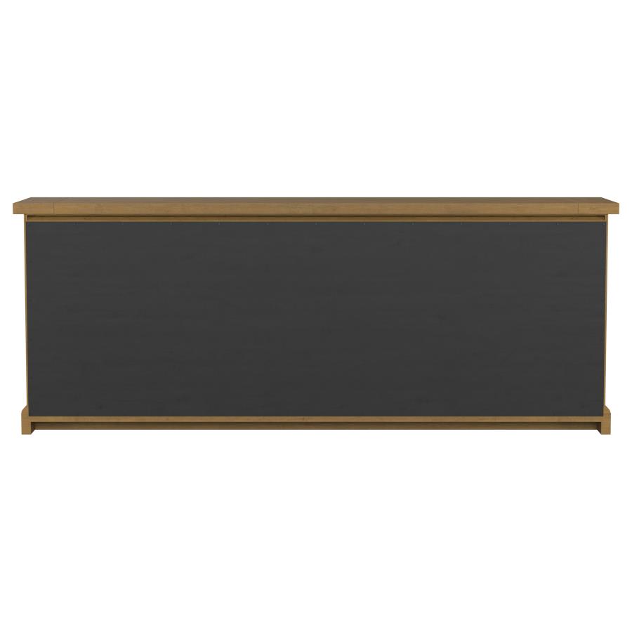 Florence 4-door Dining Sideboard Buffet Cabinet Rustic Honey