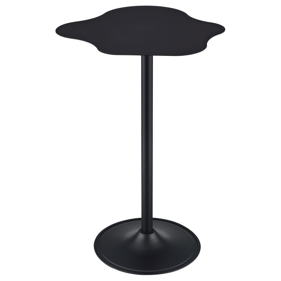 (image for) Keanu Curved 29-inch Cloud-Shaped Bistro Bar Table Black