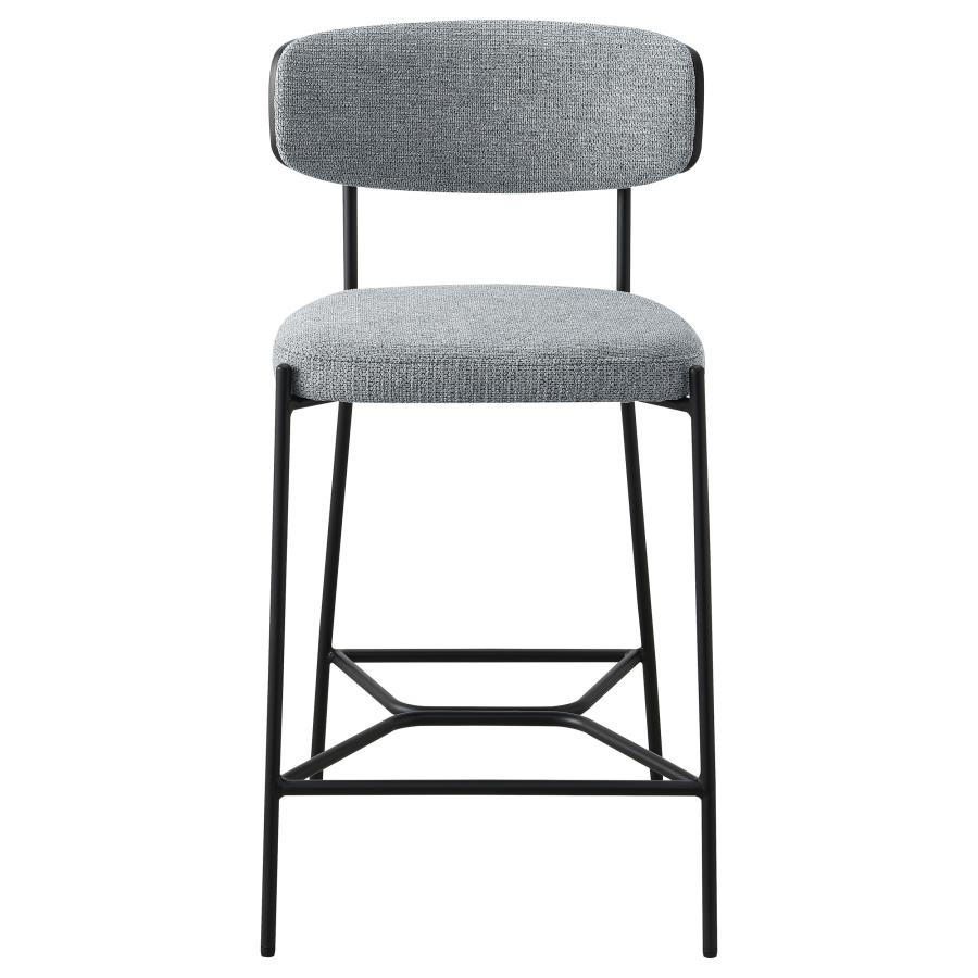 (image for) Elison Counter Height Bar Stool Grey (Set of 2)