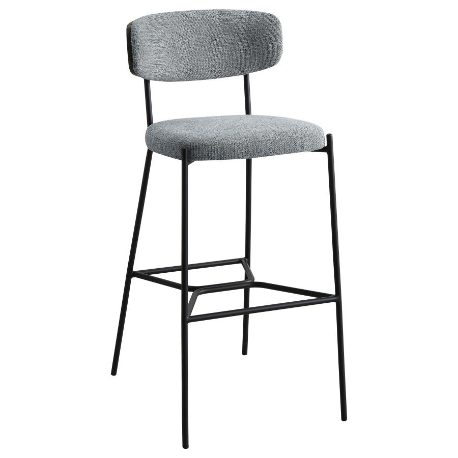 (image for) Elison Pub Height Bar Stool Grey (Set of 2)