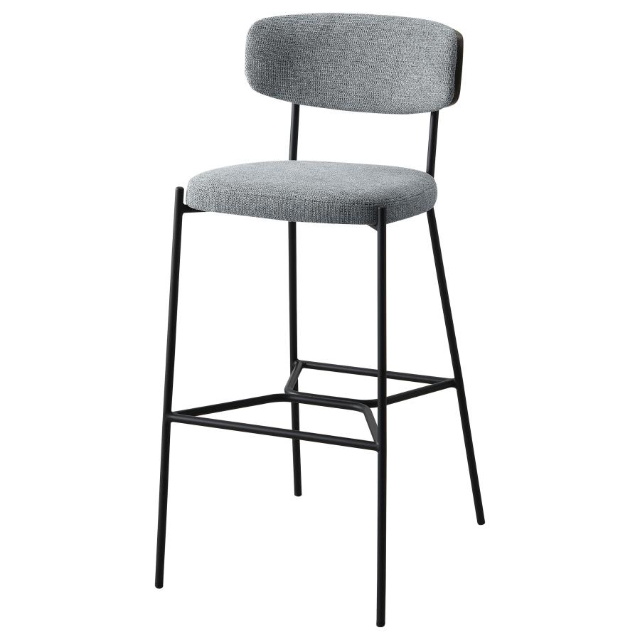 (image for) Elison Pub Height Bar Stool Grey (Set of 2)