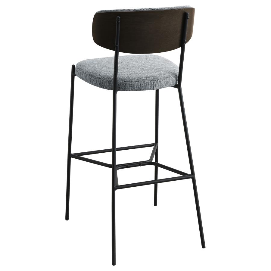 (image for) Elison Pub Height Bar Stool Grey (Set of 2)