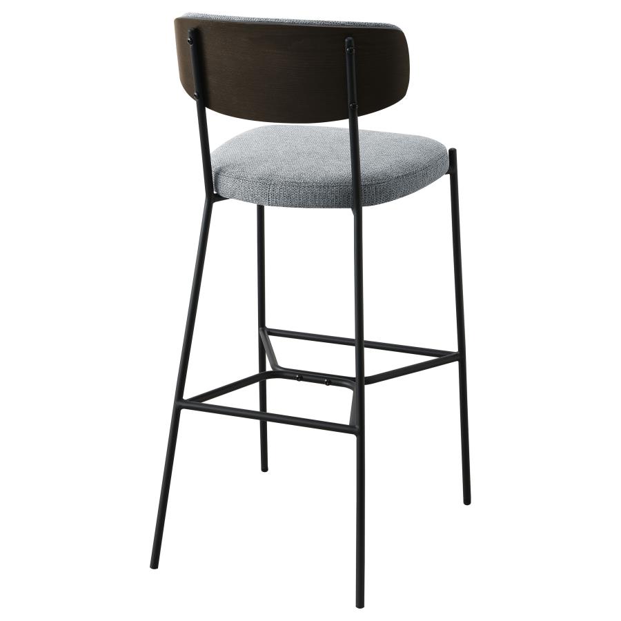 (image for) Elison Pub Height Bar Stool Grey (Set of 2)