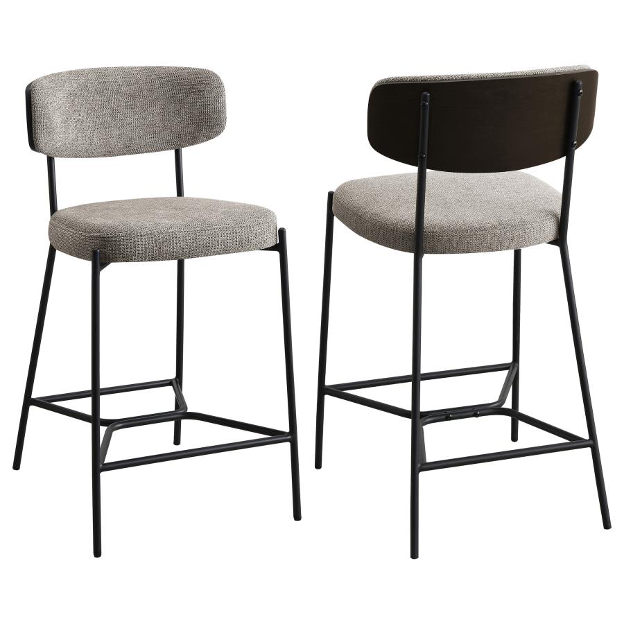 (image for) Elison Counter Height Bar Stool Light Brown (Set of 2) - Click Image to Close