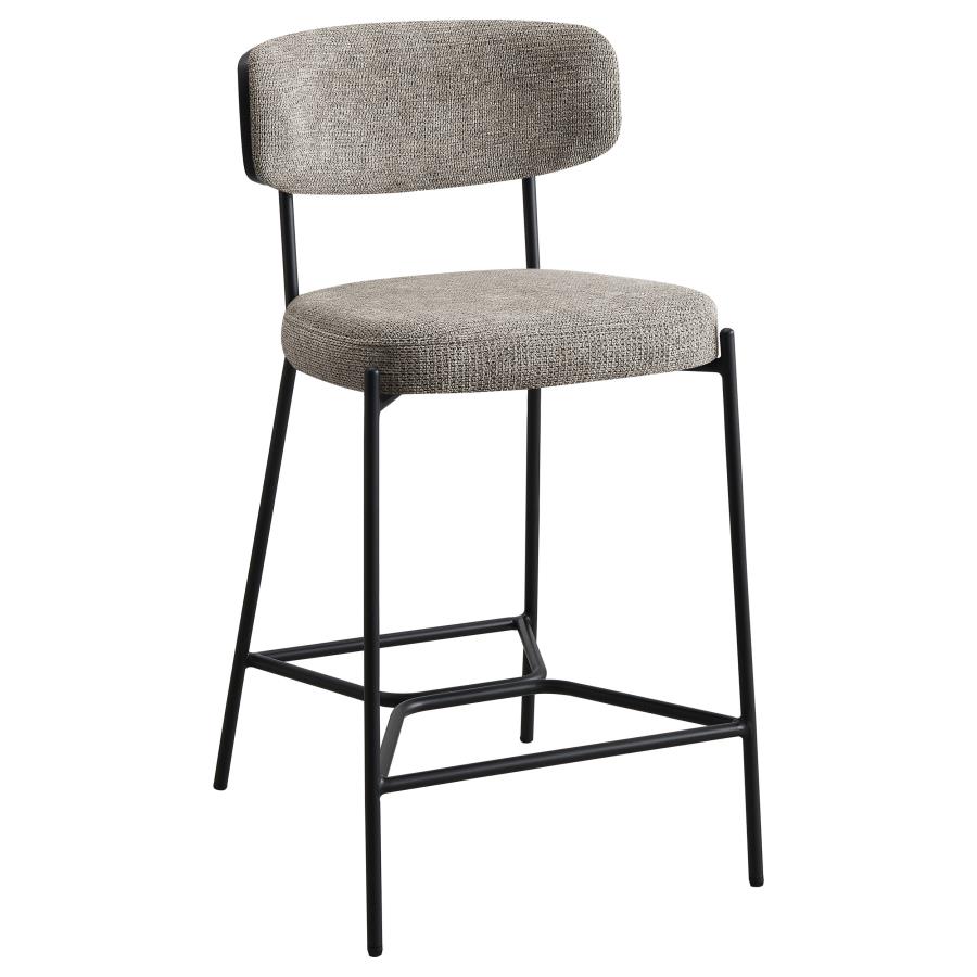 (image for) Elison Counter Height Bar Stool Light Brown (Set of 2)