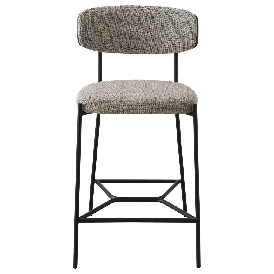 (image for) Elison Counter Height Bar Stool Light Brown (Set of 2)