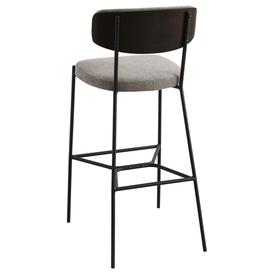 (image for) Elison Pub Height Bar Stool Light Brown (Set of 2)