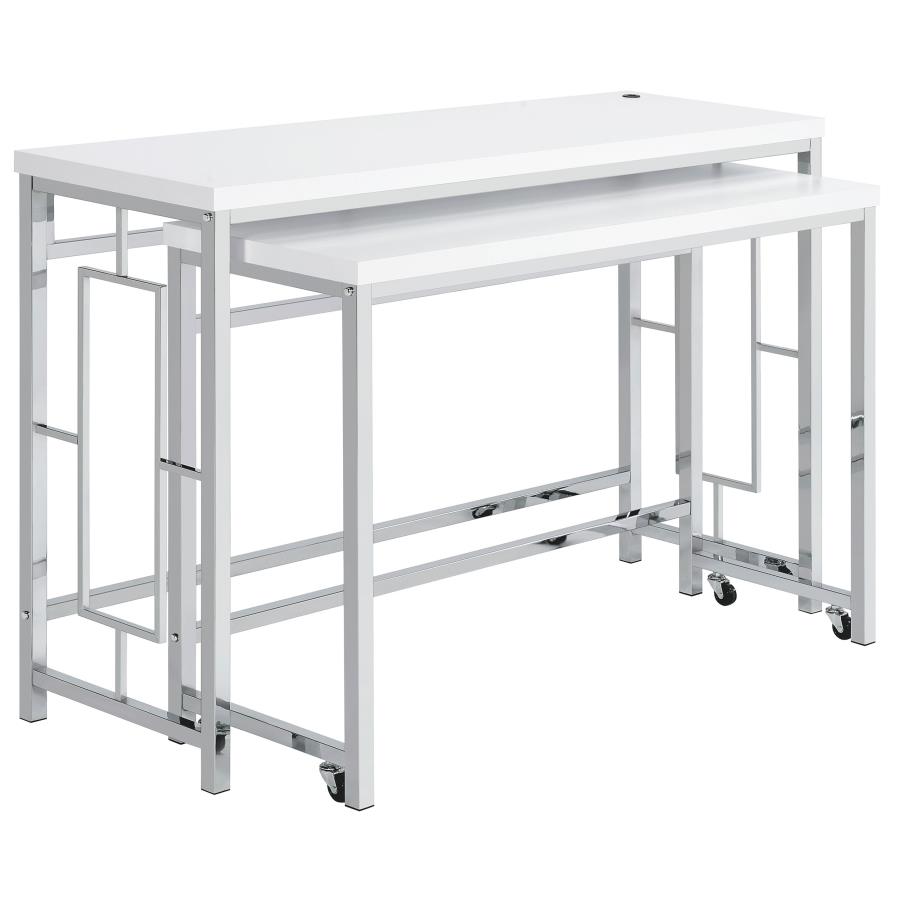 (image for) Jackson 4-piece Multipurpose Counter Height Table Set White