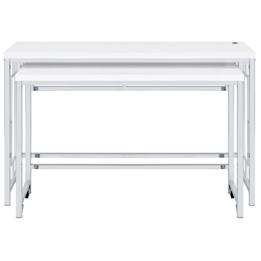 (image for) Jackson 4-piece Multipurpose Counter Height Table Set White