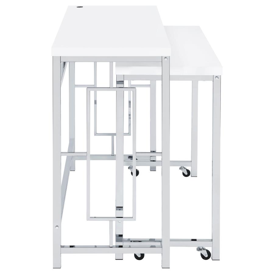 (image for) Jackson 4-piece Multipurpose Counter Height Table Set White