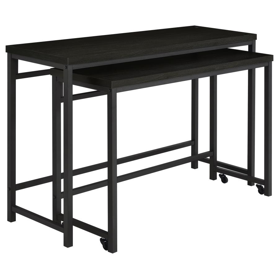 (image for) Hawes 4-piece Multipurpose Counter Height Table Set Black