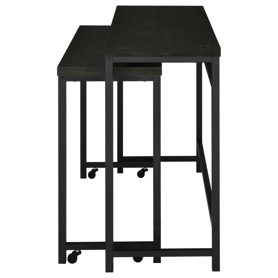 (image for) Hawes 4-piece Multipurpose Counter Height Table Set Black