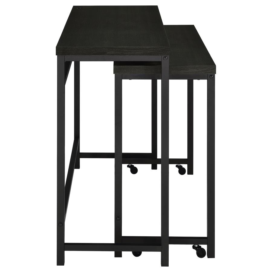 (image for) Hawes 4-piece Multipurpose Counter Height Table Set Black