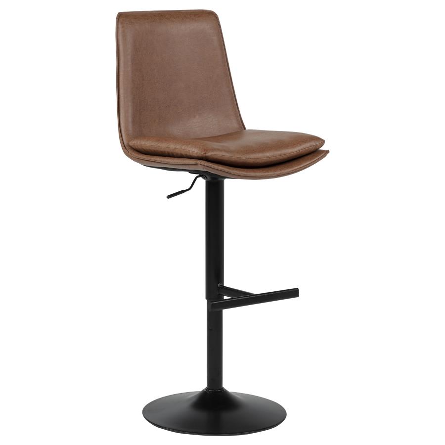 (image for) 2027 Adjustable Bar Chair Coffee / Black 