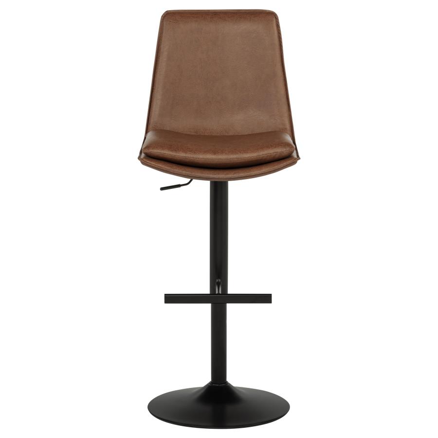2027 Adjustable Bar Chair Coffee / Black 