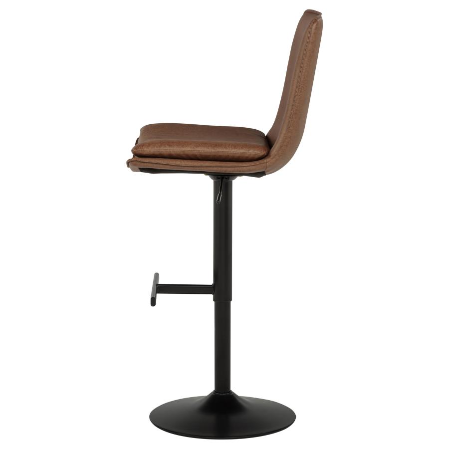 2027 Adjustable Bar Chair Coffee / Black 