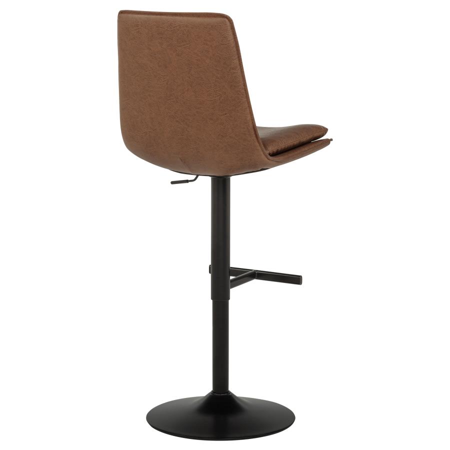 2027 Adjustable Bar Chair Coffee / Black 