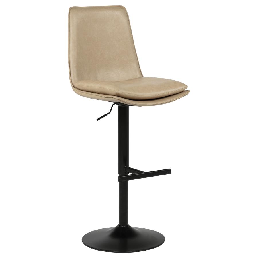 (image for) 2027 Adjustable Bar Chair Tan / Black 