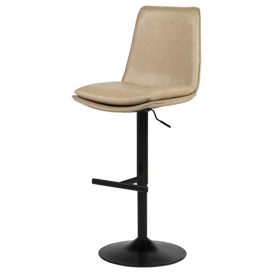 2027 Adjustable Bar Chair Tan / Black 