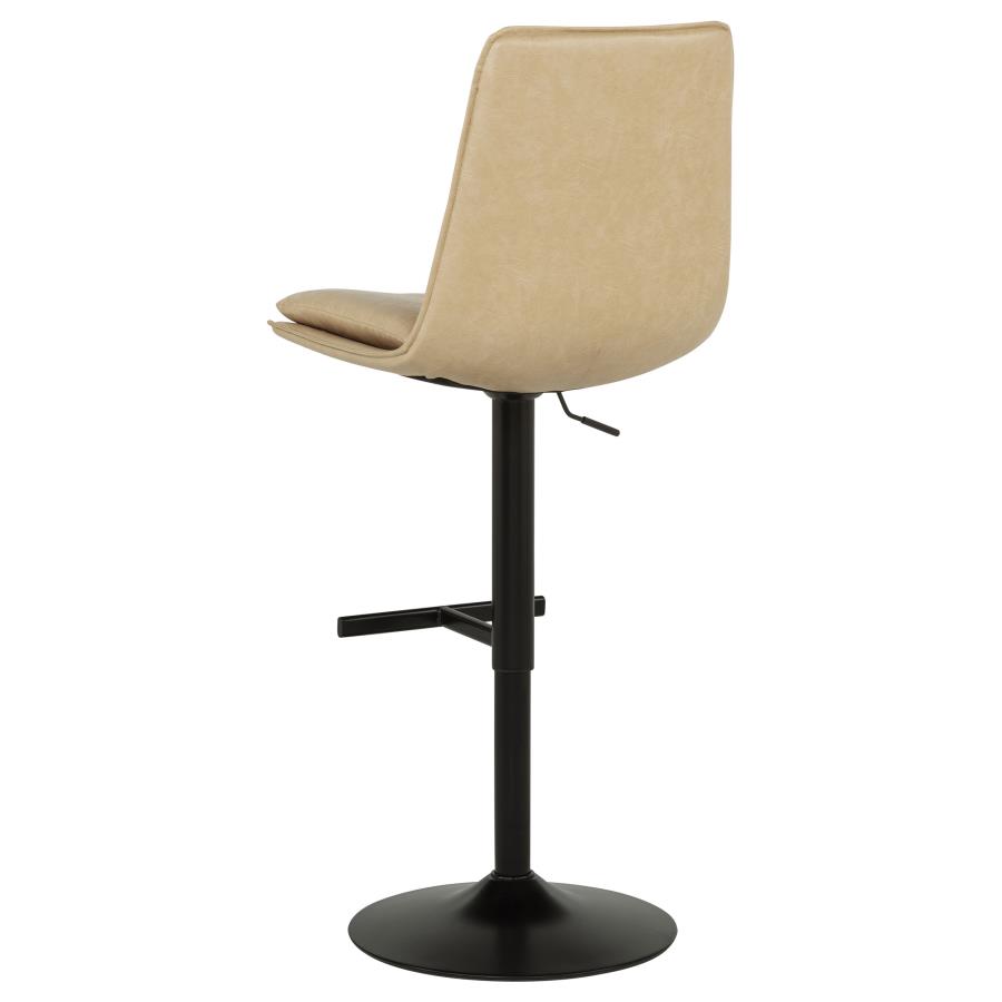 2027 Adjustable Bar Chair Tan / Black 