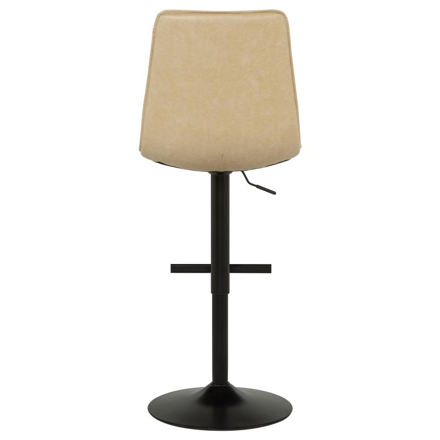 2027 Adjustable Bar Chair Tan / Black 