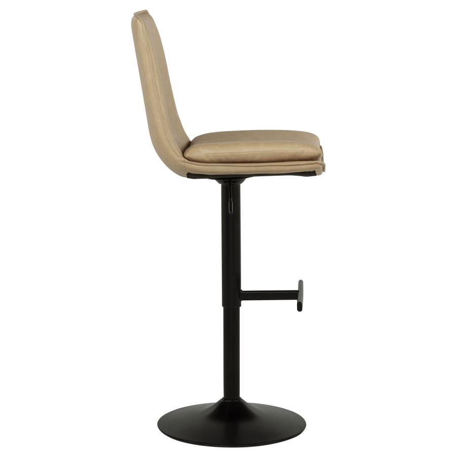 2027 Adjustable Bar Chair Tan / Black 