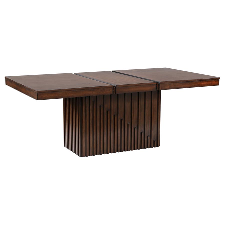 (image for) Briarwood 77-inch Extension Leaf Dining Table Mango Oak