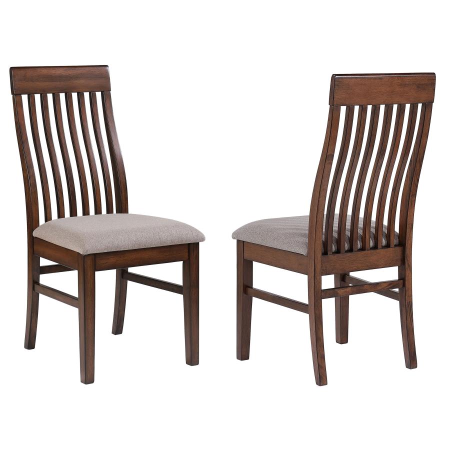 (image for) Briarwood Wood Dining Side Chair Mango Oak (Set of 2) - Click Image to Close