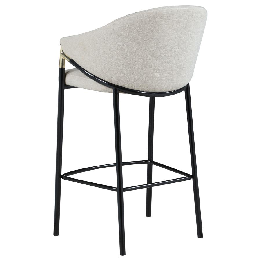 (image for) Chadwick Fabric Upholstered Bar Chair Beige (Set of 2)