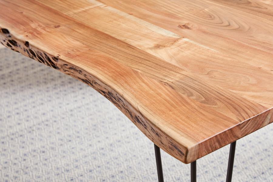 (image for) Sherman 71-inch Live Edge Dining Table Natural Acacia