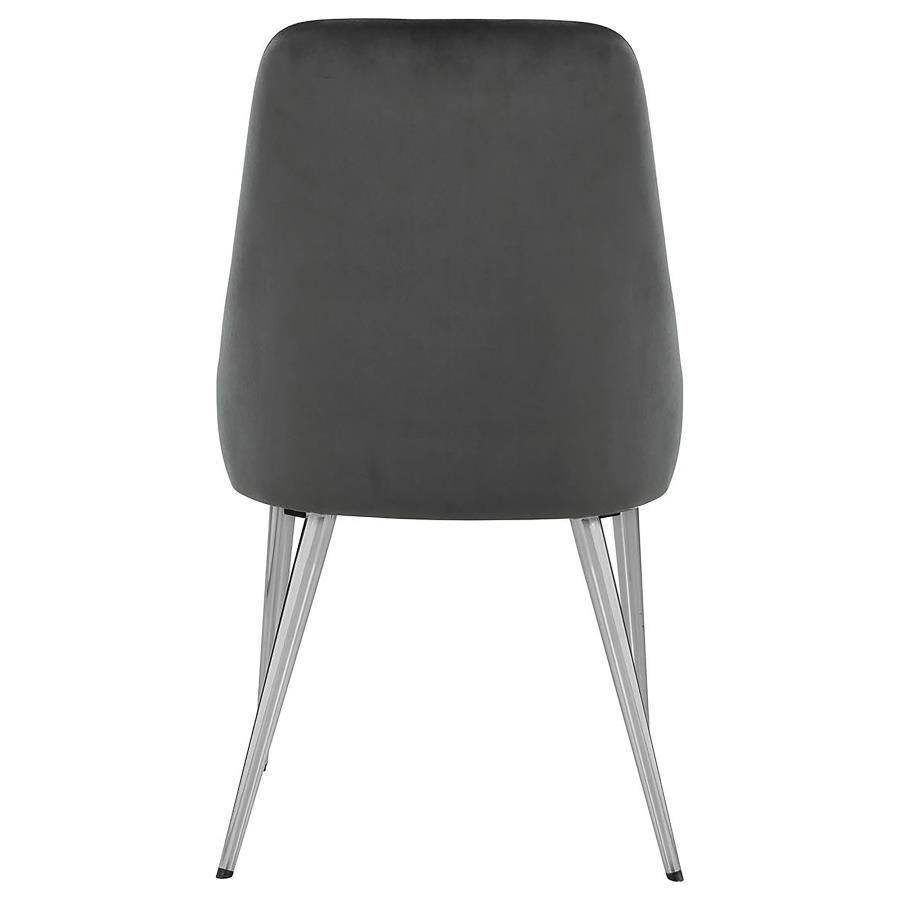 (image for) Cabianca Upholstered Dining Side Chair Grey (Set of 2)