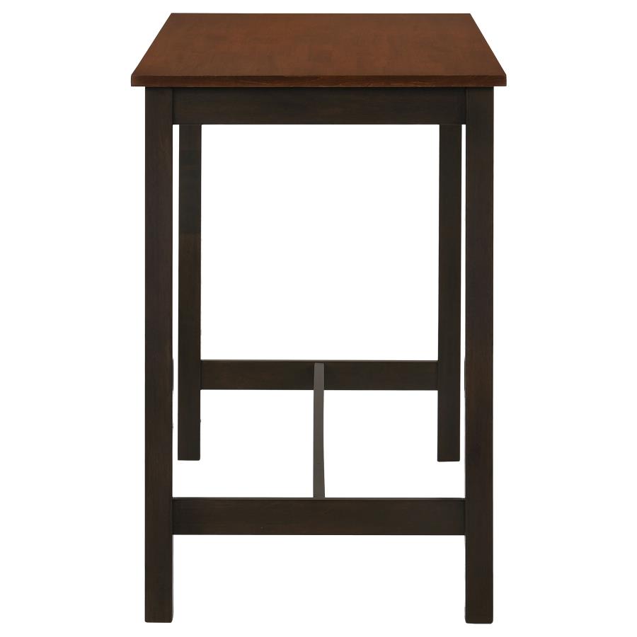 (image for) Connie 4-piece Counter Height Set Chestnut and Dark Brown