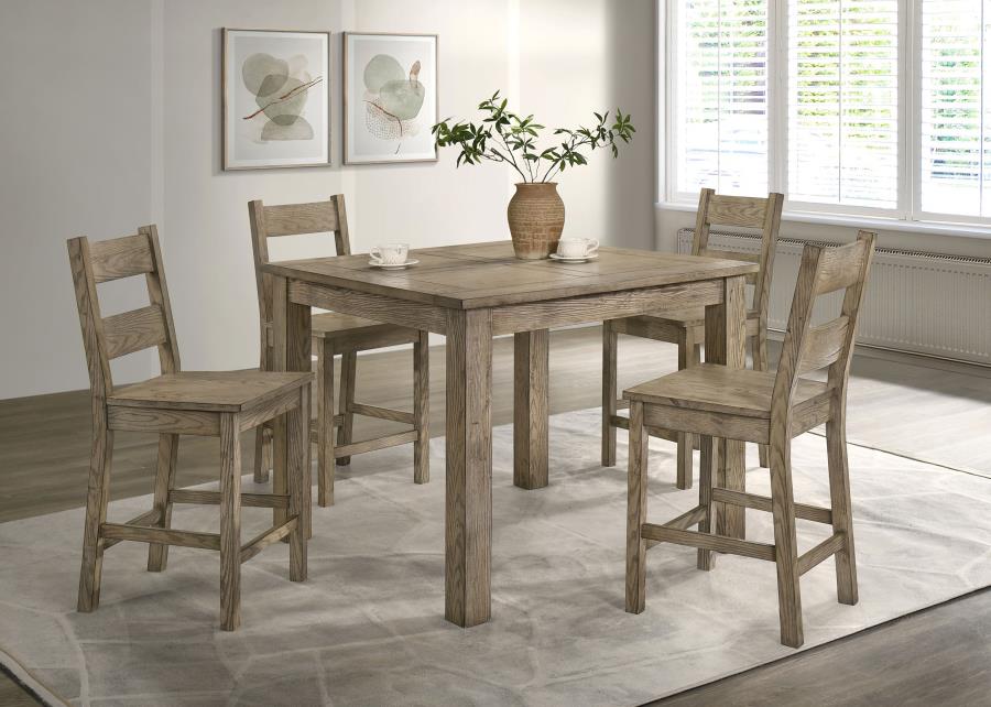 Modal Additional Images for Cardova Square Counter Height Dining Table Vineyard Oak