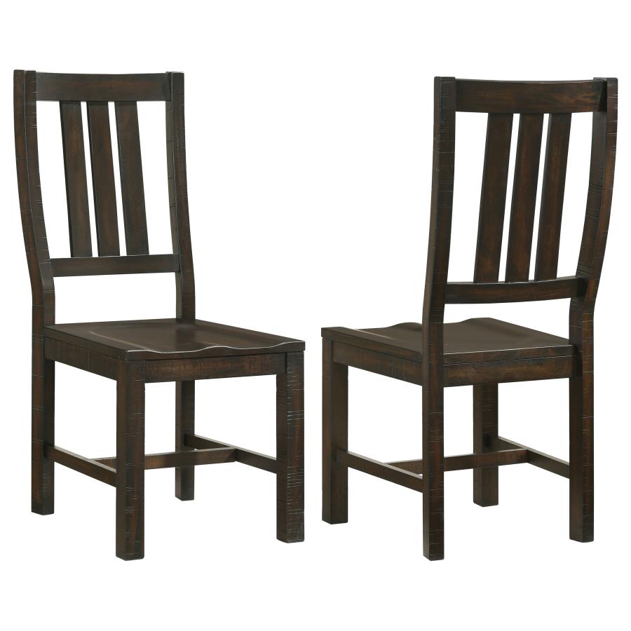 (image for) Calandra Wood Dining Side Chair Vintage Java (Set of 2)