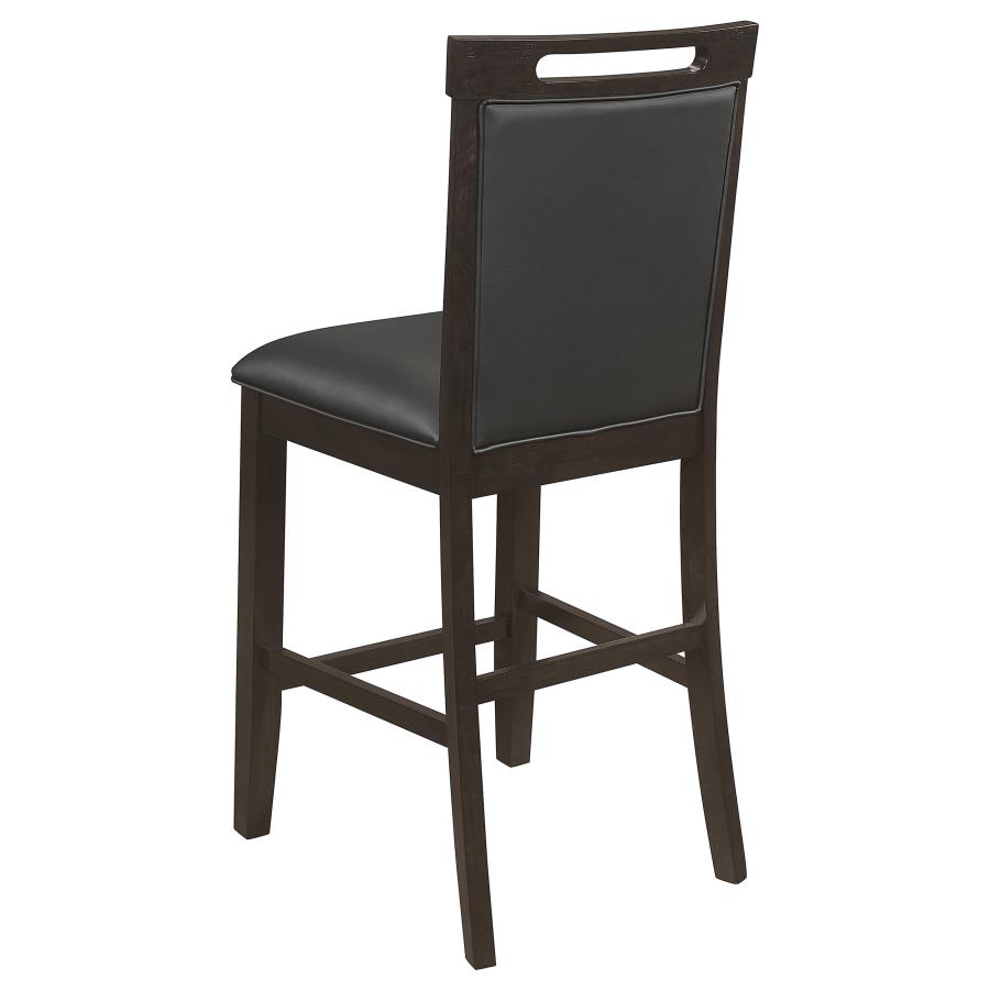 (image for) Prentiss Upholstered Counter Chair Cappuccino (Set of 2)