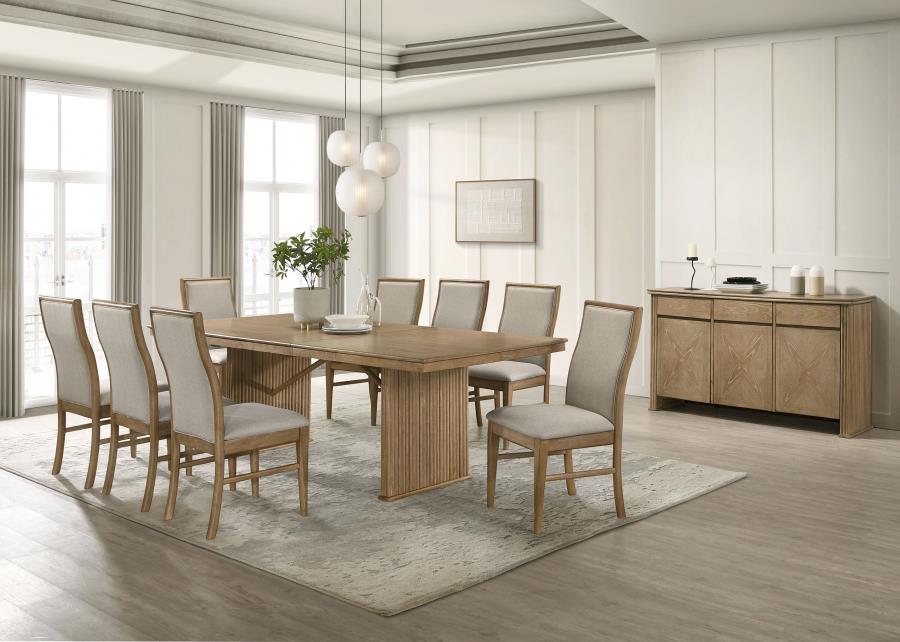 Modal Additional Images for Adina Upholstered Dining Side Chair Barley (Set of 2)