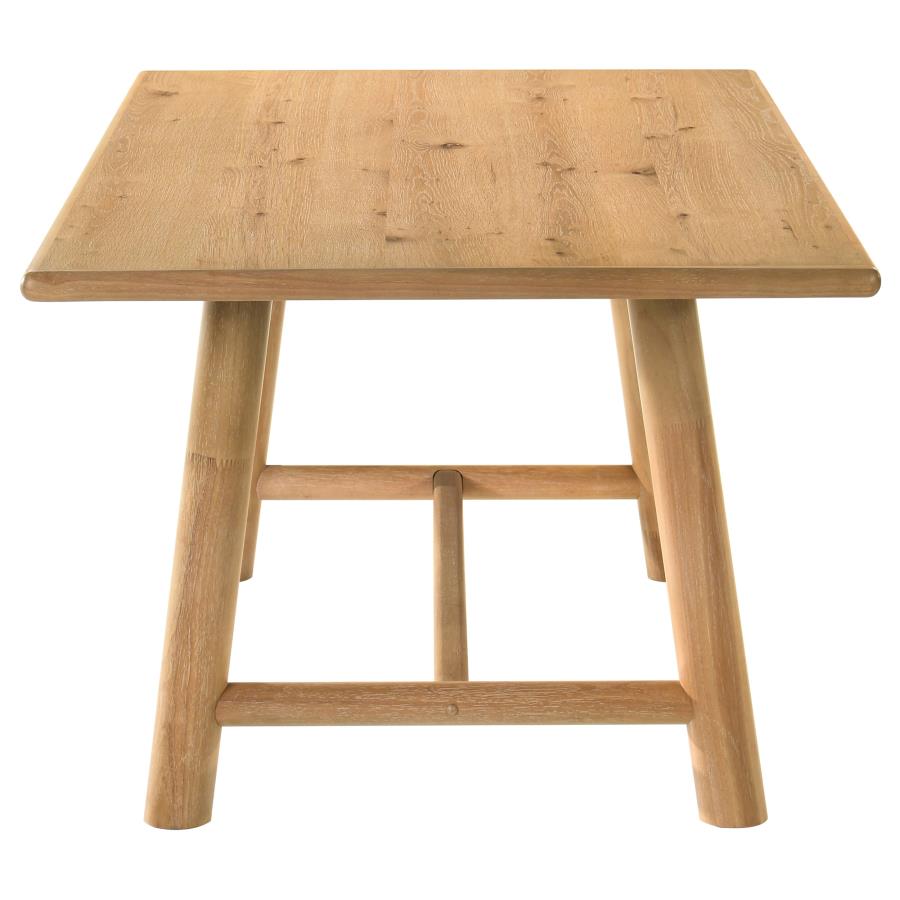 Duncan 71-inch Rectangular Wood Dining Room Table Washed Oak