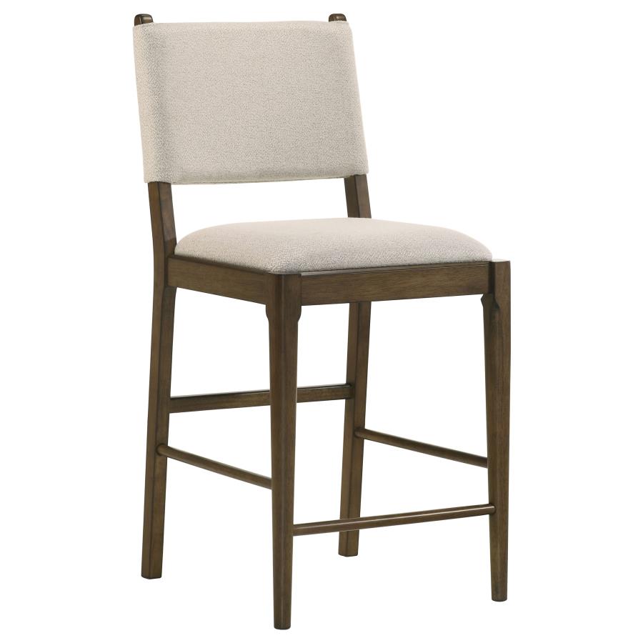Ottowa Upholstered Counter Side Chair Brown (Set of 2)
