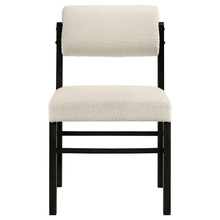 Hamlyn 5-piece Round Wood Dining Set Cream and Black