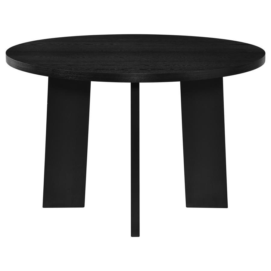 Strouse 5-piece Dining Set Grey and Black