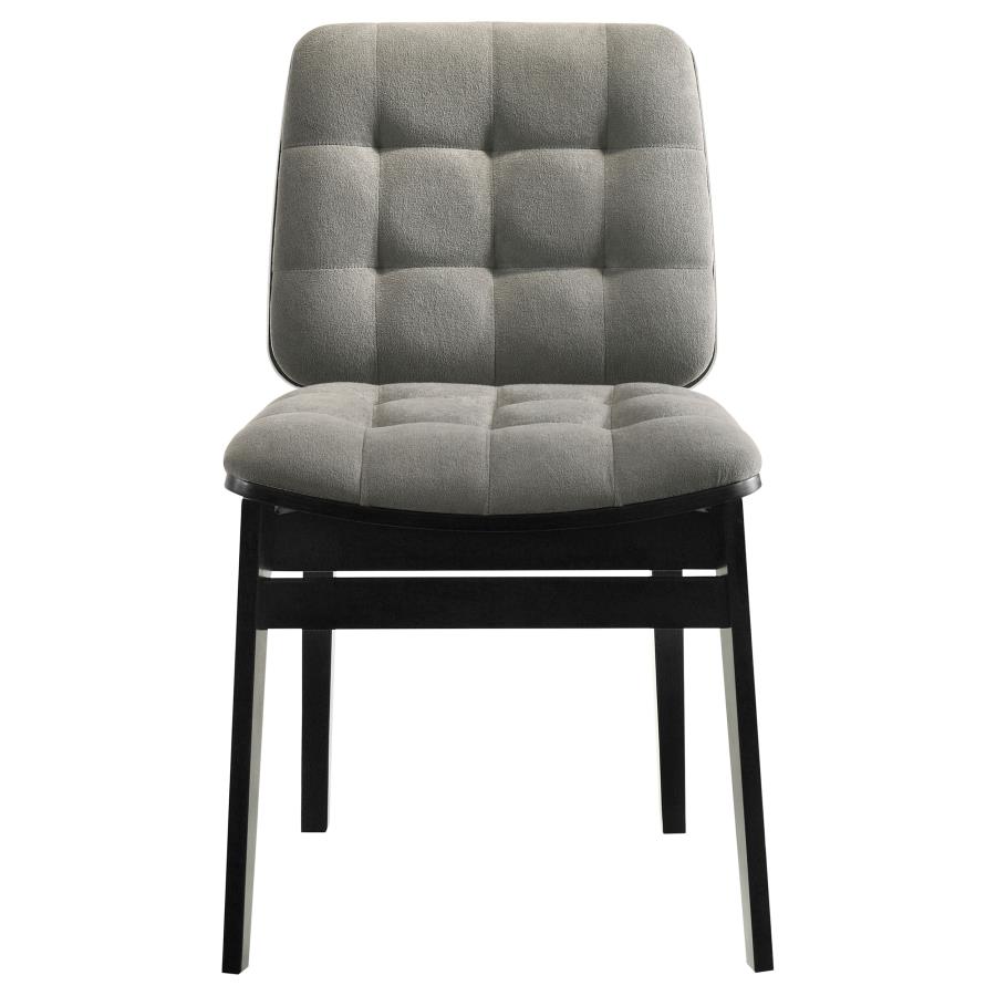 Strouse 5-piece Dining Set Grey and Black