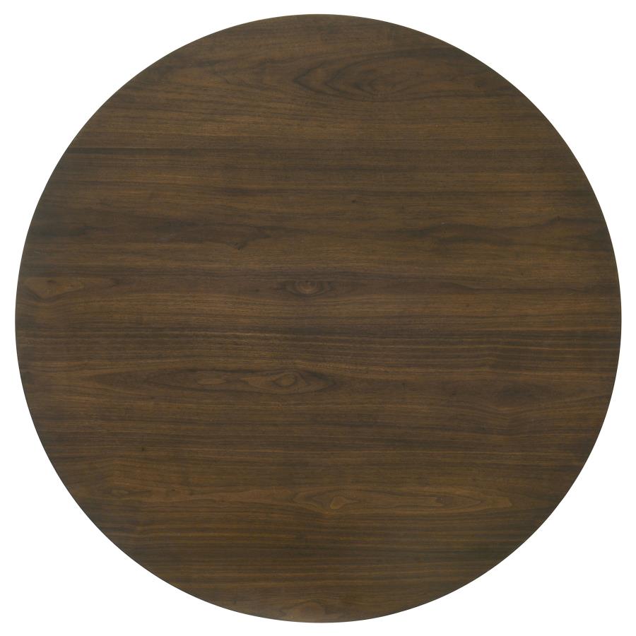 Strouse 5-piece Dining Set Grey and Walnut
