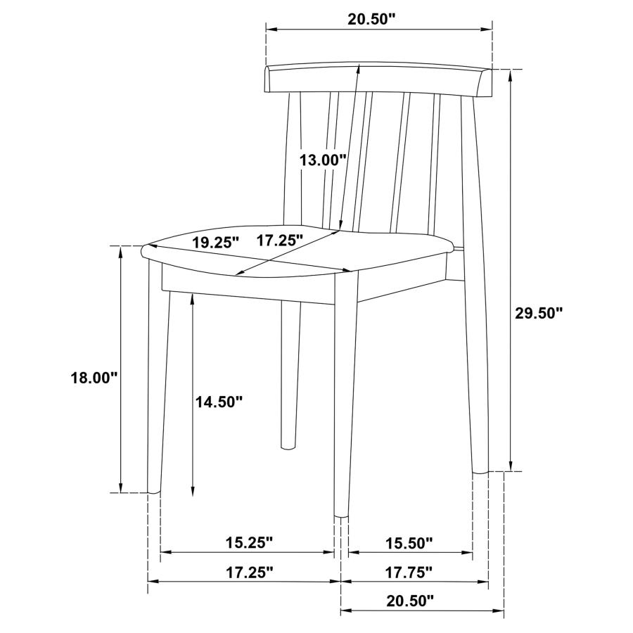 Modal Additional Images for Decker 7-piece 82-inch Rectangular Dining Set Wheat and Black