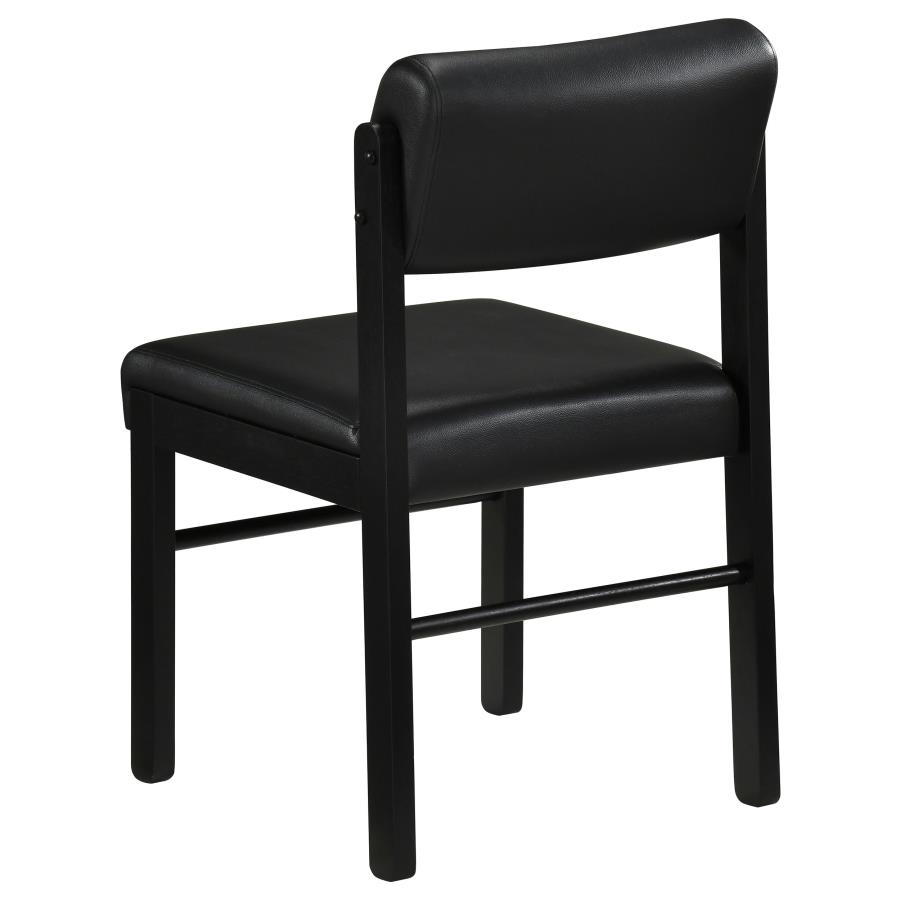 Decker 7-piece 82-inch Rectangular Dining Set Black