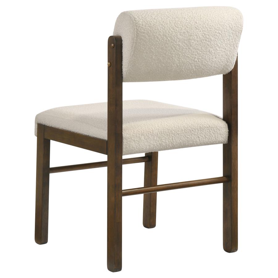 Decker 7-piece 82-inch Rectangular Dining Set Cream and Walnut